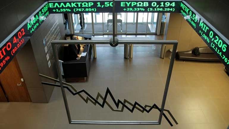 Νευρικότητα στο Χρηματιστήριο Αθηνών